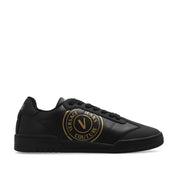 Versace Jeans Couture Sneakers 75YA3SD1 ZP347 - SanShopLuxury - 2023, 39, 40, 41, 42, Autunno/Inverno, Calzature, FW23, Idoneo, Nero-Oro, Outlet, Sneakers, Uomo, Versace Jeans Couture