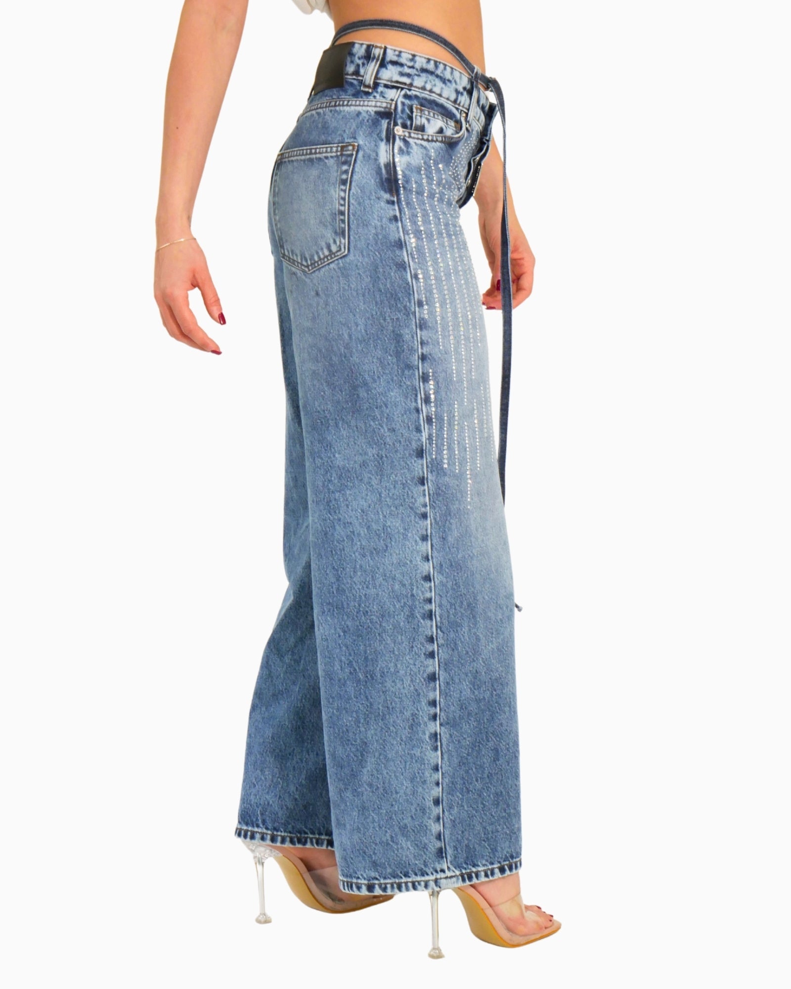 Donotconform Jeans W-BAGGY40 - SanShopLuxury - 2025, 40, 42, 44, 46, 48, Abbigliamento, Blu, Donna, Donotconform, Idoneo, Jeans, New, Primavera/Estate, SS25