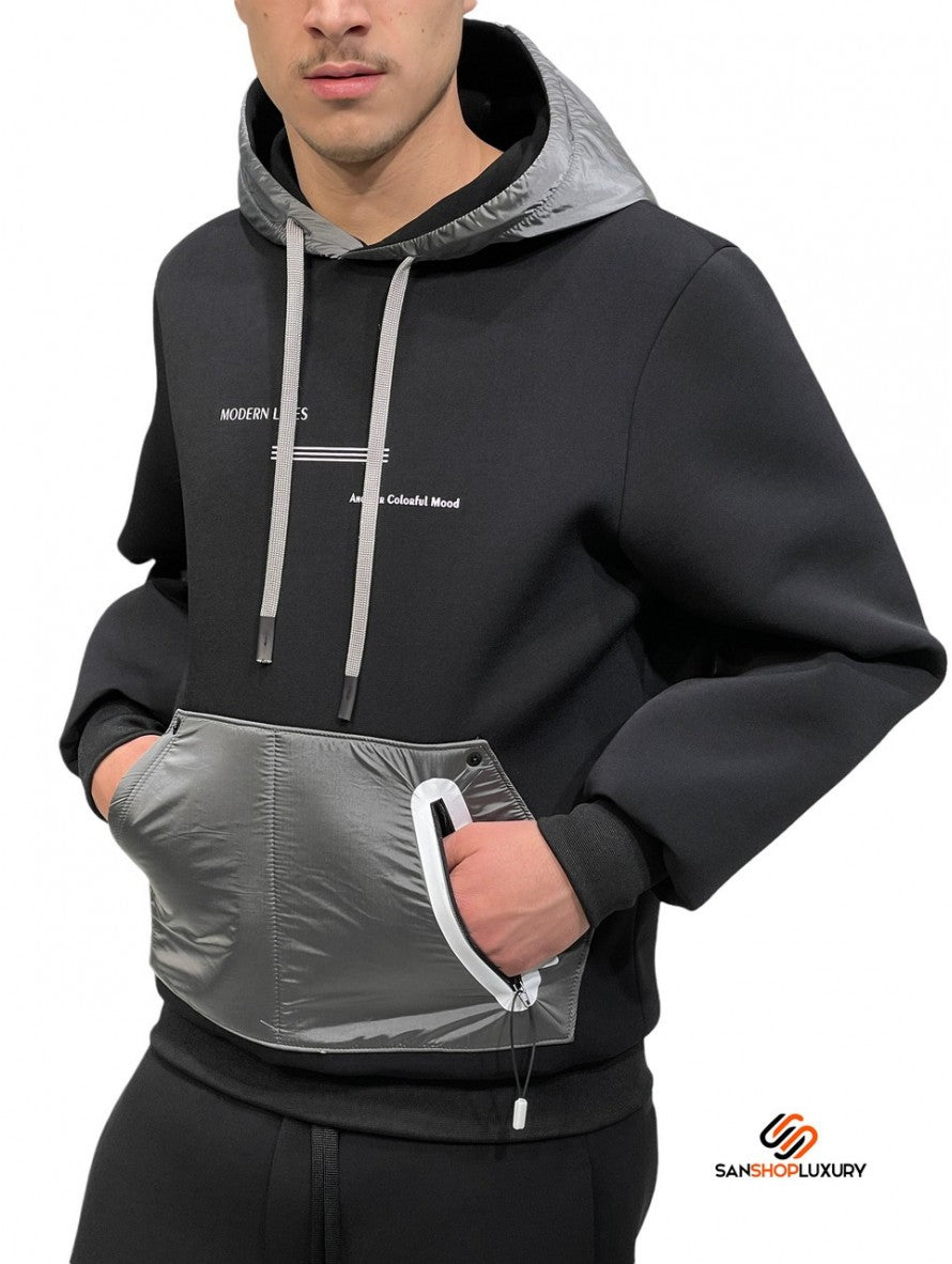 Chiodi Milano Tuta Completa 0077-0075 - SanShopLuxury - -50%, 2021, Abbigliamento, Autunno/Inverno, Chiodi Milano, FW21, L, M, Nero, Outlet, Tuta Completa, Ultimo, Uomo, XL, XXXL