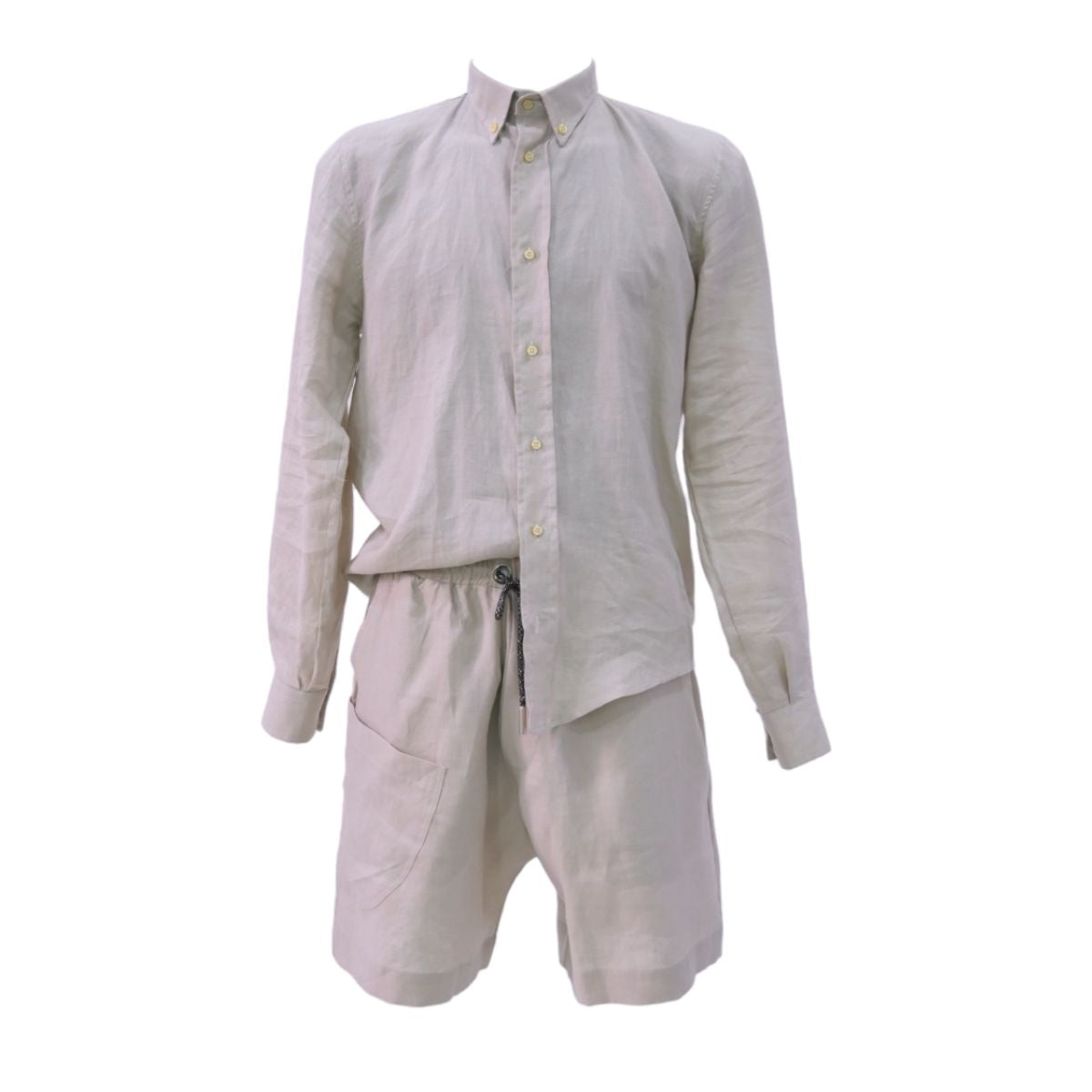 Gavensemble Short BER250 - SanShopLuxury - Abbigliamento, Beige, Carry Over, Gavensemble, Idoneo, L, Lino, M, New, Primavera/Estate, S, Short, Uomo, Verde, XL, XXL