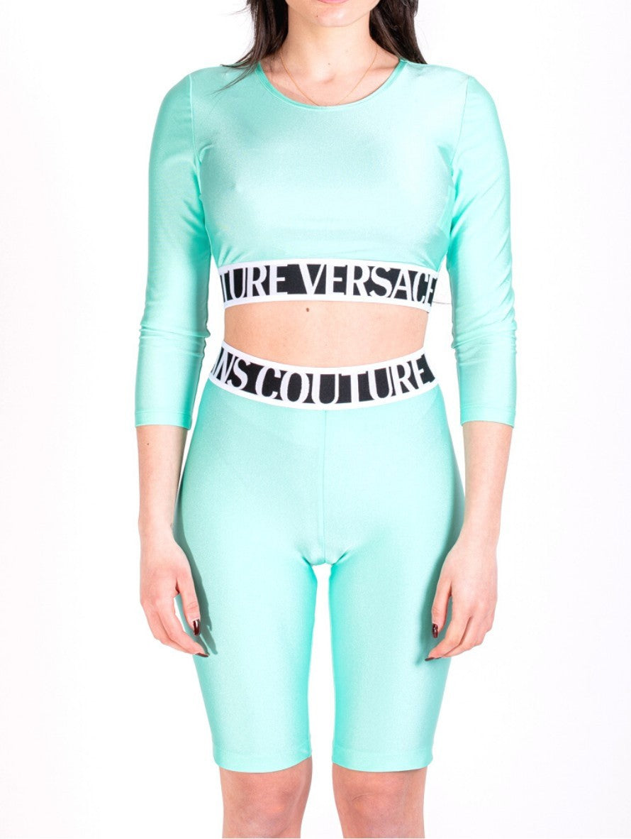 Versace Jeans Couture T-Shirt Top 72HAH218 - SanShopLuxury - Abbigliamento, Activewear, Autunno/Inverno, Blu, Carry Over, Continuativo, Donna, Fucsia, Idoneo, L, Lilla, M, New, Primavera/Estate, S, T-Shirt Top, Turchese, Versace Jeans Couture, XS