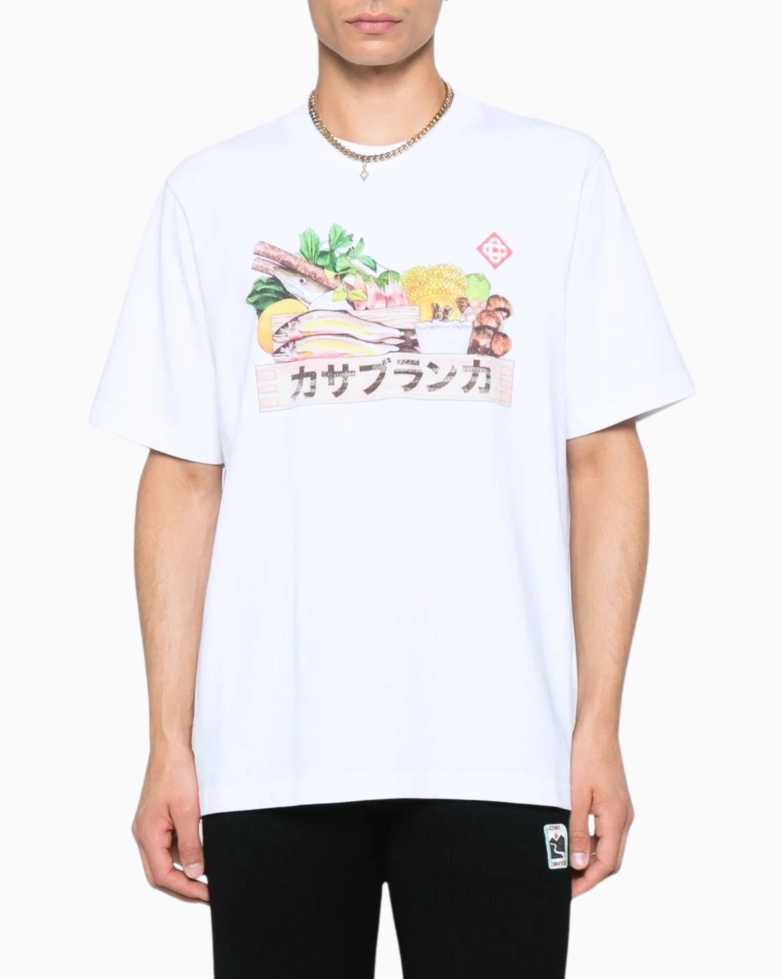 Inverno, Bianco, Casablanca, FW25, Idoneo, L, M, New, S, T-Shirt, Uomo, XL, XXL, XXXL