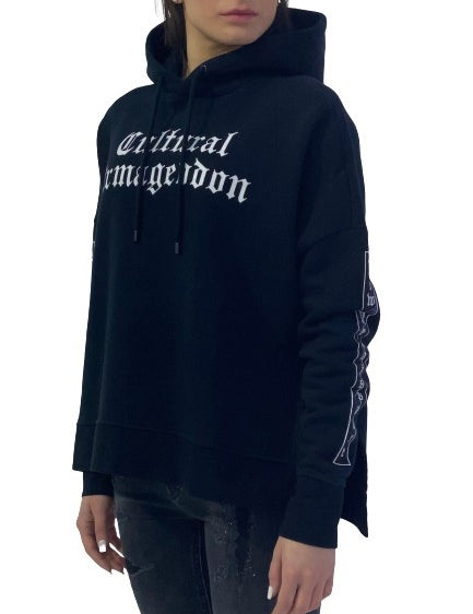 Inverno, Donna, Felpa, FW17, Marcelo Burlon, Nero, Outlet, S, XS