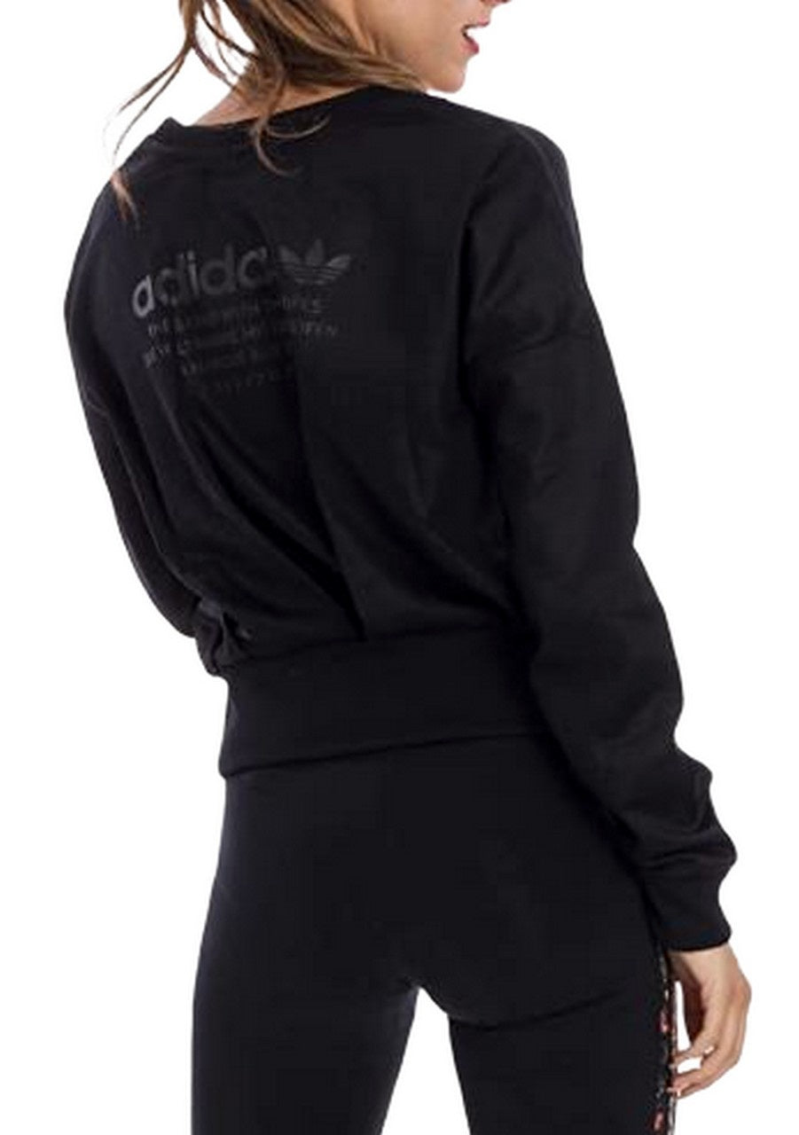 Adidas Felpa BQ5388 NERO - SanShopLuxury - -50%, 2019, Abbigliamento, Adidas, Autunno/Inverno, Donna, Felpa, FW19, Nero, Outlet, Ultimo, XS