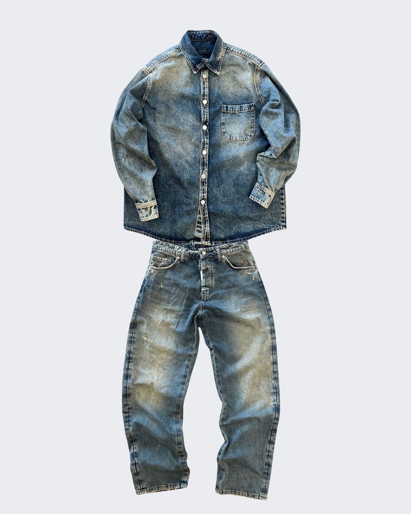 Donotconform Camicia SHIRT370-SAB - SanShopLuxury - 2024, Abbigliamento, Blu Sabbiato, Camicia, Donotconform, Idoneo, jeans, L, Outlet, Primavera/Estate, SS24, Ultimo, Uomo