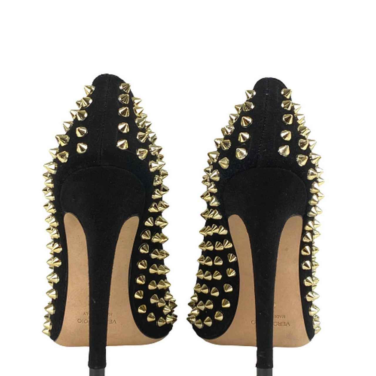 Jkf Tacchi ALEX BIS 4 CAMOSCIO/ORO - SanShopLuxury - -50%, 2019, 37, Autunno/Inverno, Calzature, Donna, FW19, Jkf, Nero, Outlet, Tacchi, Ultimo