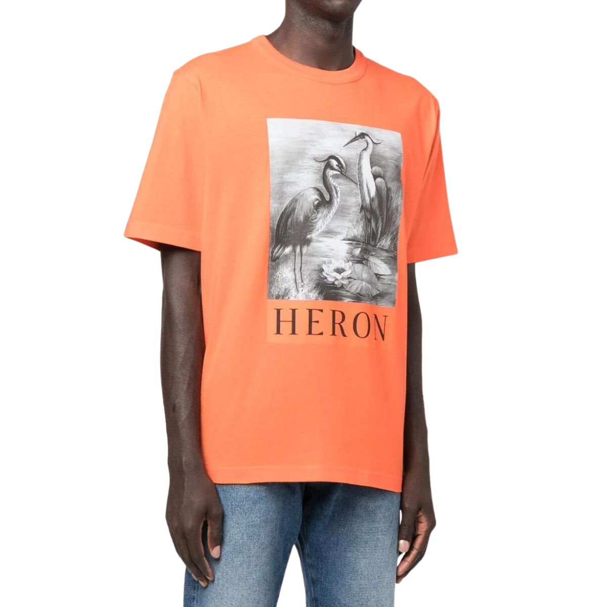 Heron Preston T-Shirt HMAA032C99JER003 - SanShopLuxury - Abbigliamento, Arancione, Autunno/Inverno, Carry Over, Continuativo, Heron Preston, Idoneo, L, M, Nero, New, Primavera/Estate, S, T-Shirt, Uomo, XL