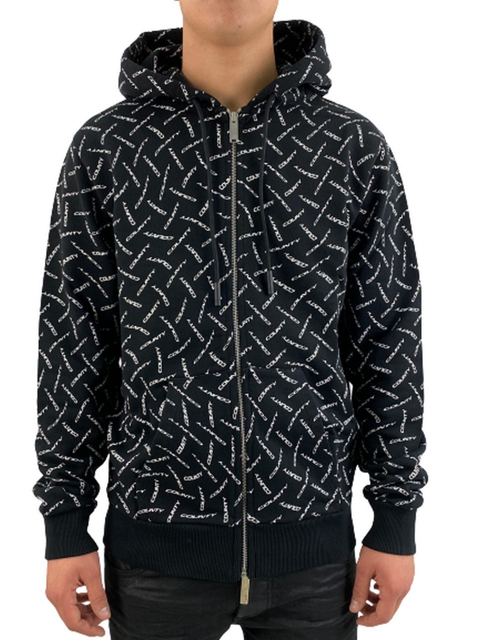 Marcelo Burlon Felpa CMBE001F20FLE003 - SanShopLuxury - -50%, 2020, Abbigliamento, Autunno/Inverno, Con Cappuccio, Felpa, FW20, M, Marcelo Burlon, Nero, Outlet, S, Uomo, XL