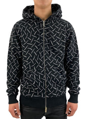 Marcelo Burlon Felpa CMBE001F20FLE003 - SanShopLuxury - -50%, 2020, Abbigliamento, Autunno/Inverno, Con Cappuccio, Felpa, FW20, M, Marcelo Burlon, Nero, Outlet, S, Uomo, XL