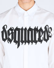 Dsquared2 Camicia S74DM0809/S36275100 - SanShopLuxury - 2024, 46, 48, 50, 52, 54, Abbigliamento, Bianco, Bianco-Nero, Camicia, Dsquared2, Idoneo, Outlet, Primavera/Estate, SS24, Ultimo, Uomo