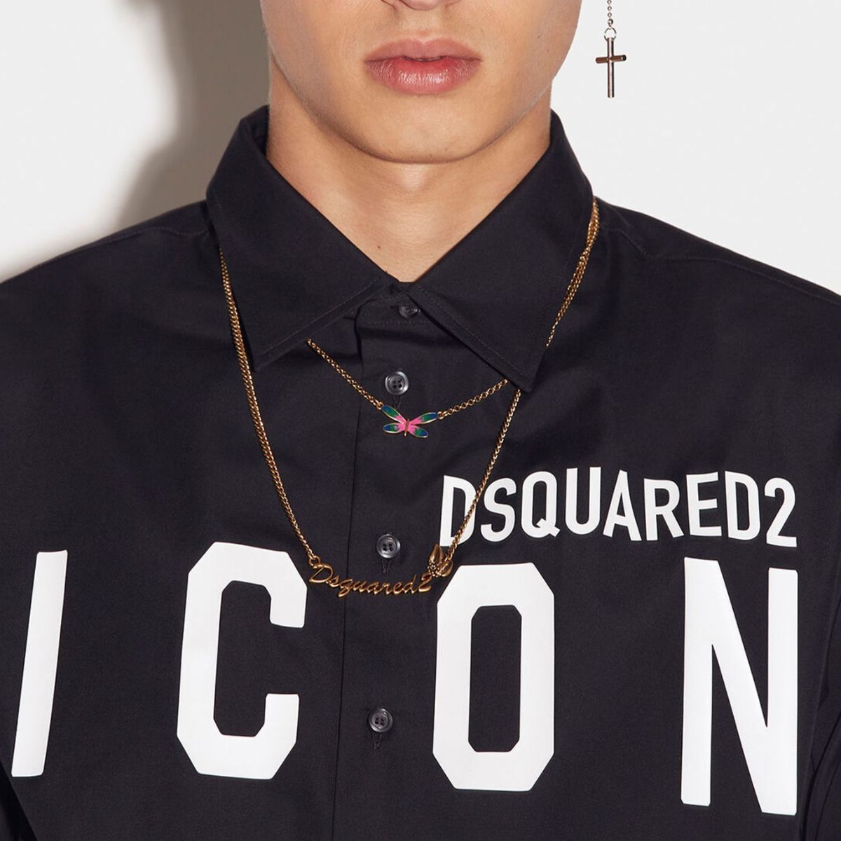 Dsquared2 Camicie S79DL0026 - SanShopLuxury - 2023, 48, 50, 52, Abbigliamento, Autunno/Inverno, Camicie, Dsquared2, FW23, Idoneo, Manica lunga, Nero, Outlet, Ultimo, Uomo