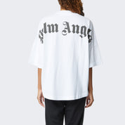 T-Shirt Palm Angels PWAA023C99JER001 - SanShopLuxury - Abbigliamento, Autunno/Inverno, Bianco, Carry Over, Continuativo, Donna, M, Nero, New, Palm Angels, Primavera/Estate, Rosa, S, Stellato, T-Shirt, XS