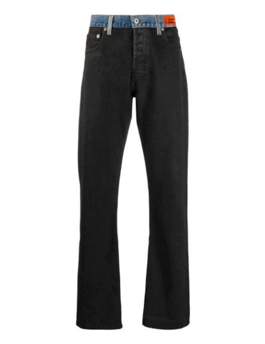 Inverno, FW20, Heron Preston, Jeans, Nero, Outlet, Uomo