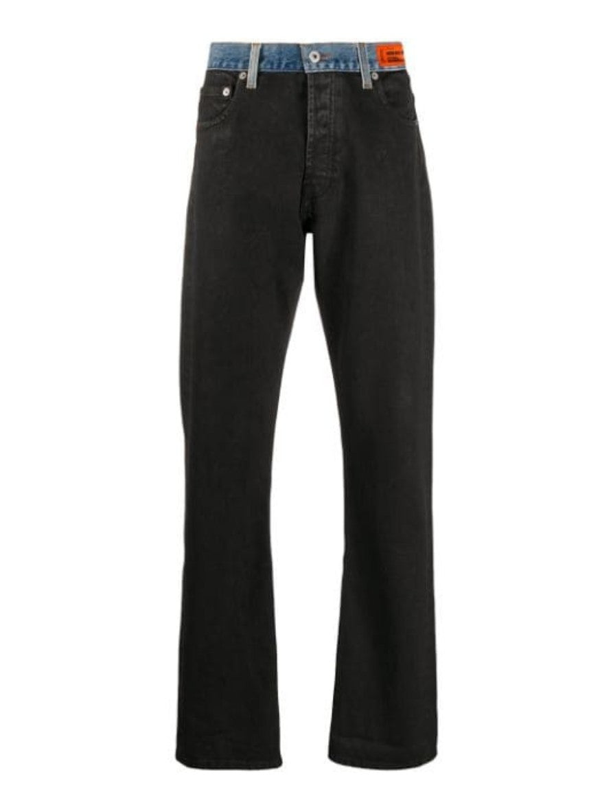 Heron Preston Jeans HMYA010F20DEN003/1000 - SanShopLuxury - -50%, 2020, 48, Abbigliamento, Autunno/Inverno, FW20, Heron Preston, Jeans, Nero, Outlet, Uomo