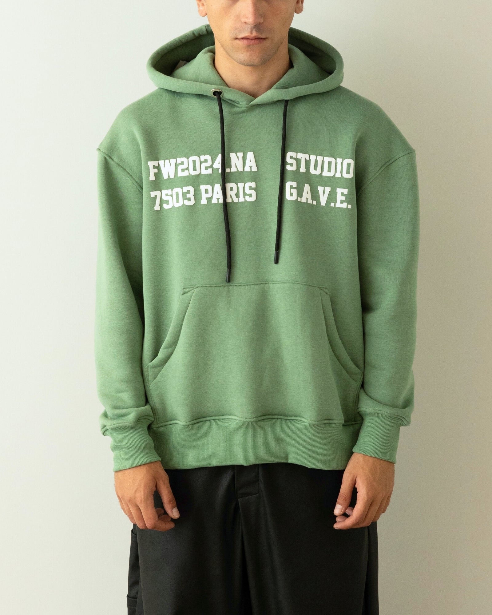 Inverno, Felpa, FW24, Gavensemble, Idoneo, L, M, Outlet, S, Salvia, Uomo, Verde, XL, XXL