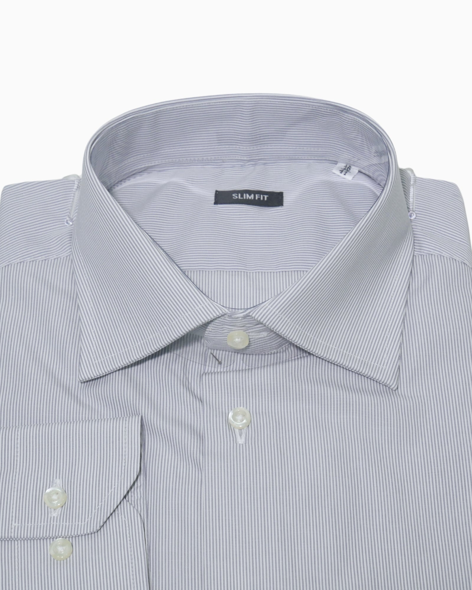 Sartoria Italiana Camicia 002-ROMA-1 - SanShopLuxury - 2019, 38, 41, 42, 43, Abbigliamento, Autunno/Inverno, Camicia, Carry Over, Continuativo, Grigio, Idoneo, New, Primavera/Estate, Sartoria Italiana, Uomo