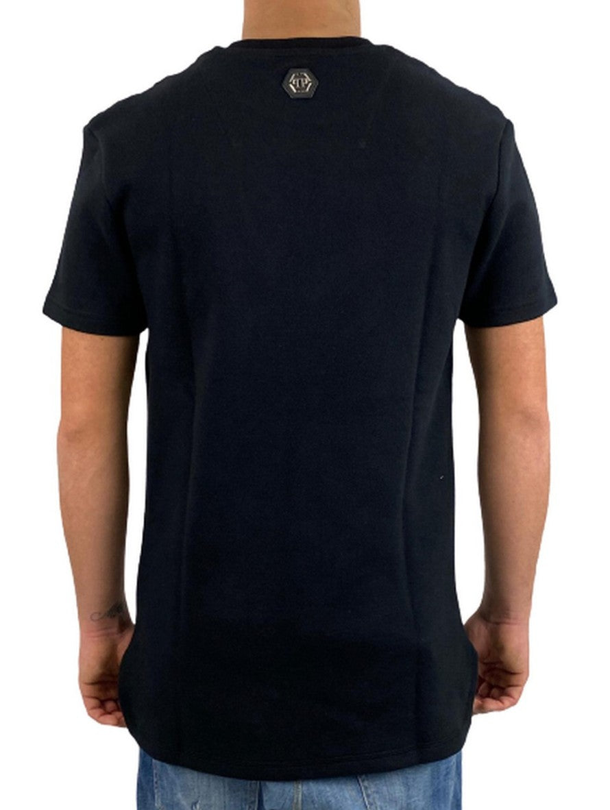 Philipp Plein T-Shirt CMTK4696/PJY002N02 - SanShopLuxury - -50%, 2020, Abbigliamento, Autunno/Inverno, FW20, Nero, Outlet, Philipp Plein, S, T-Shirt, Ultimo, Uomo