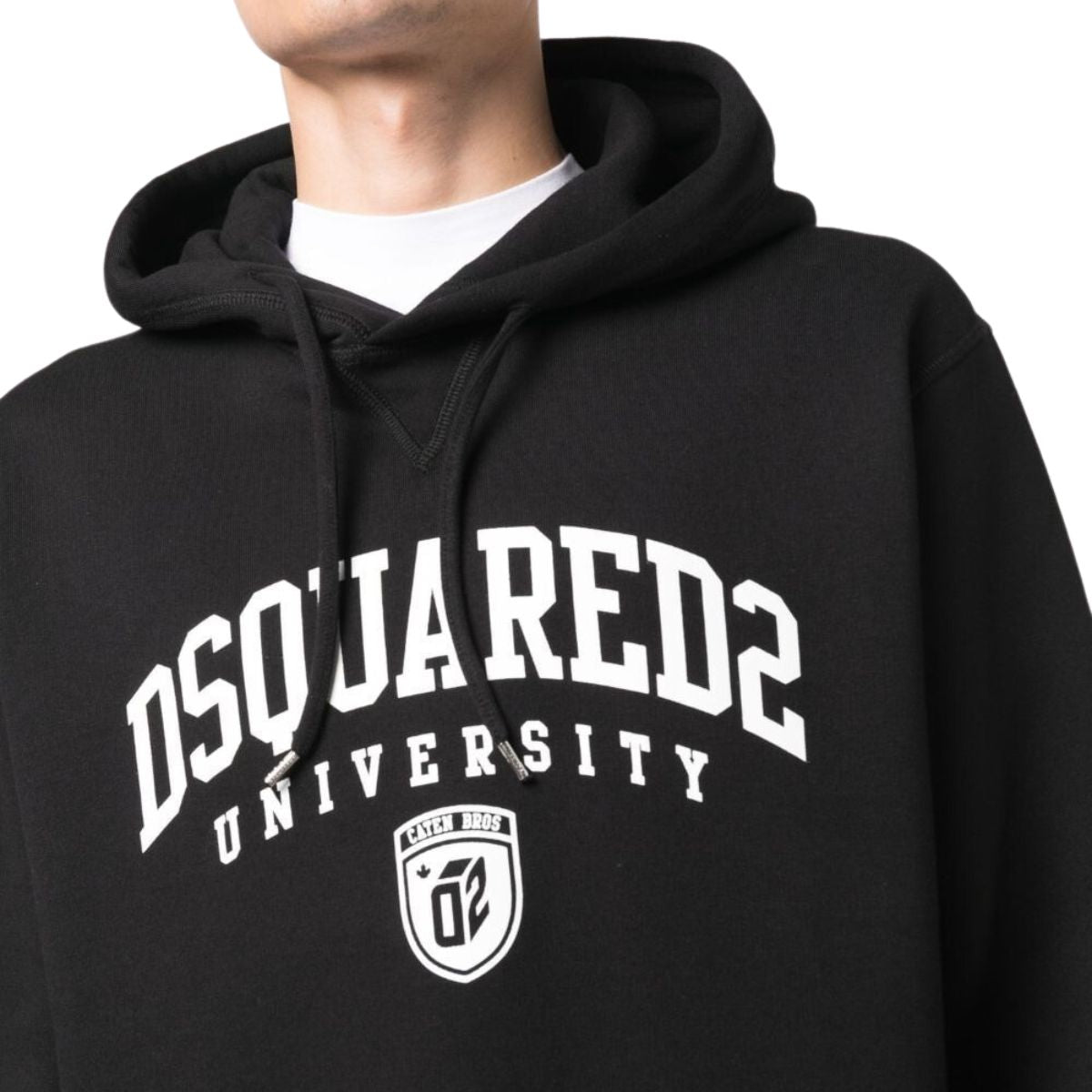 Dsquared2 Felpa S74GU0744 - SanShopLuxury - 2023, Abbigliamento, Autunno/Inverno, Cool Fit Hoodie, Dsquared2, Felpa, Felpe, FW23, Idoneo, L, M, Nero, Outlet, Ultimo, Uomo, XL