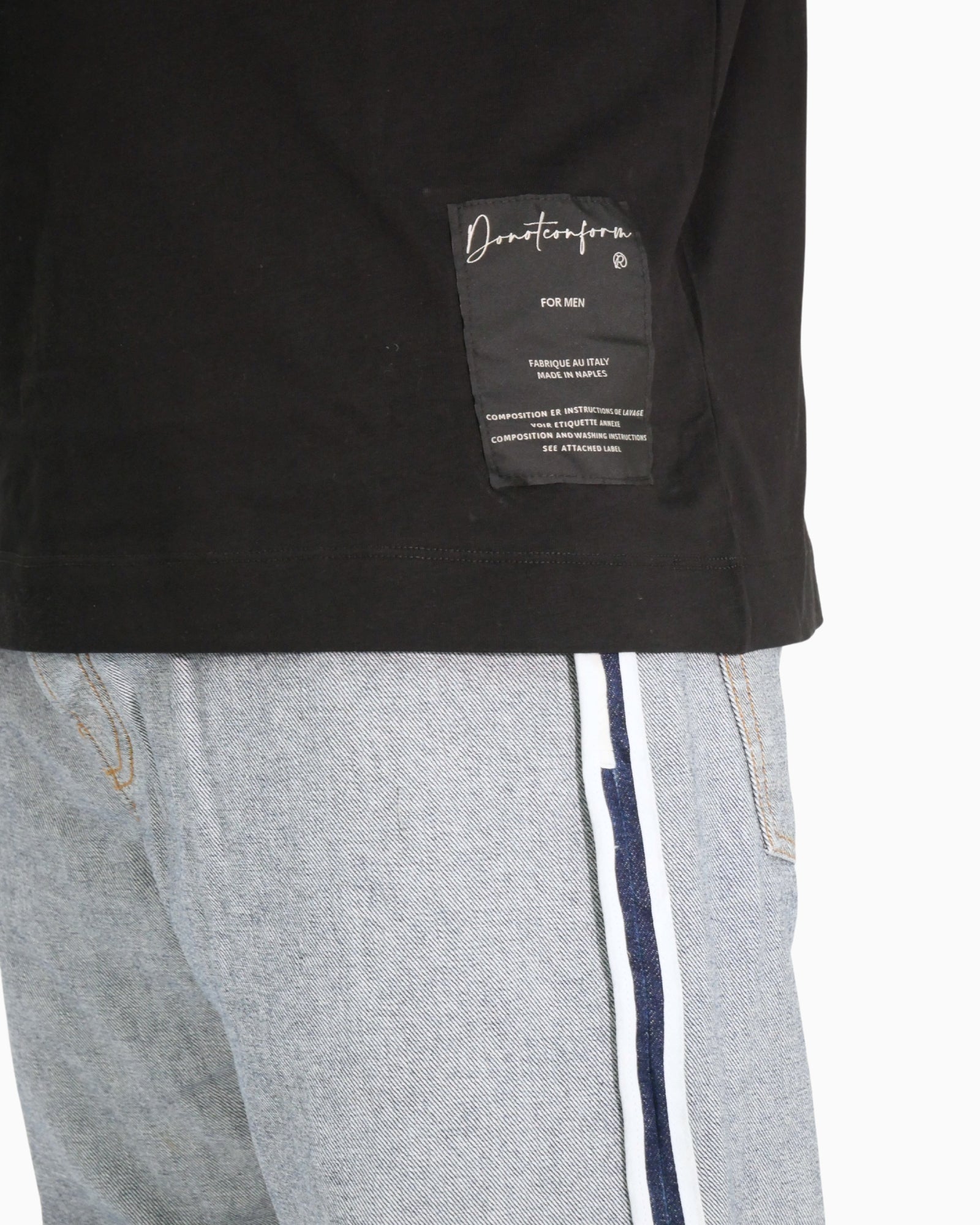 Donotconform T-Shirt TEE5090-N - SanShopLuxury - 2025, Abbigliamento, Donotconform, Idoneo, L, M, Nero, New, Primavera/Estate, S, SS25, T-Shirt, Uomo, XL