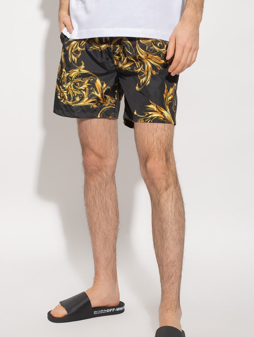 Versace Jeans Couture Costume 72GAD126 - SanShopLuxury - 2022, 46, 48, 50, 52, Abbigliamento, Azzurro, Beachwear, Costume, Idoneo, Nero, Outlet, Pantaloncino, Primavera/Estate, SS22, Uomo, Versace Jeans Couture