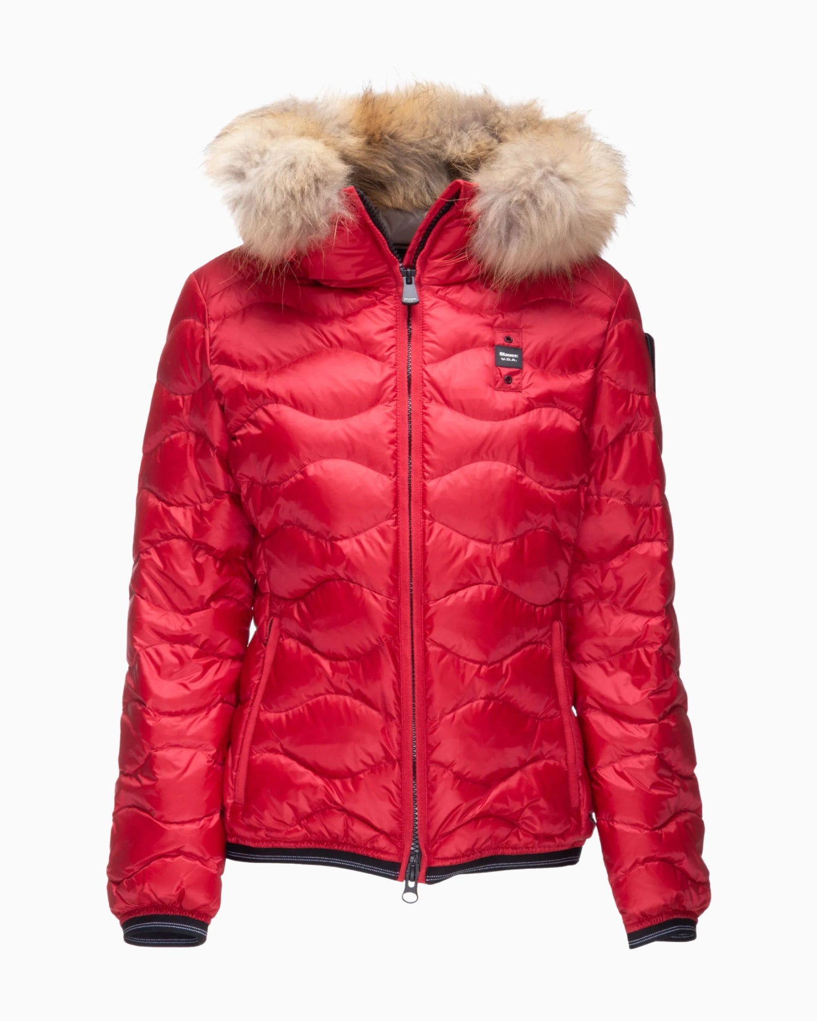 Blauer Giubbino 25WBLDC03096-552GG - SanShopLuxury - 2025, Abbigliamento, Autunno/Inverno, Blauer, Donna, FW25, Giubbino, Idoneo, L, M, New, Rosso, S, XL, XXL