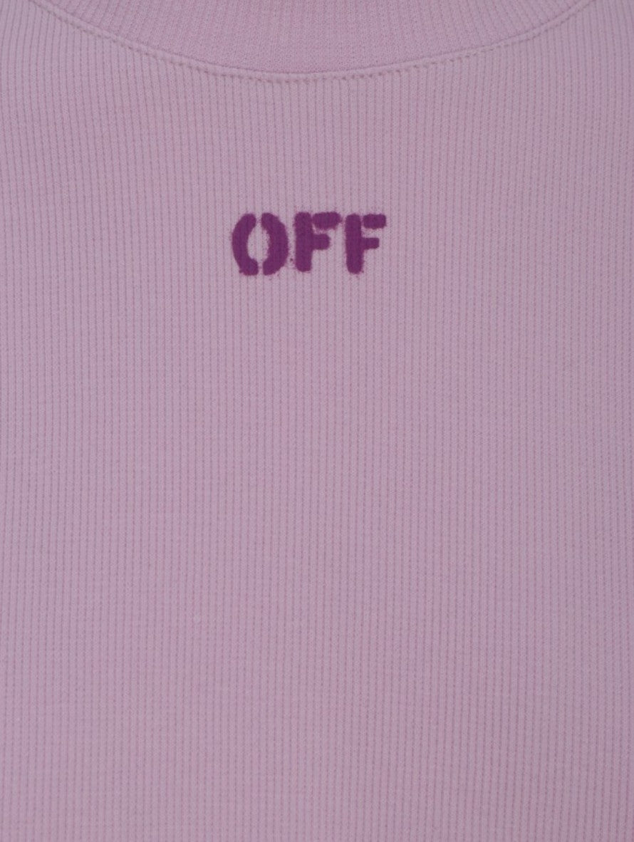 Off-White T-Shirt OWAA081F22JER001 - SanShopLuxury - 2022, Abbigliamento, Autunno/Inverno, Crop, Donna, FW22, L, Lilla, M, Off-White, Outlet, S, T-Shirt, Viola, XS