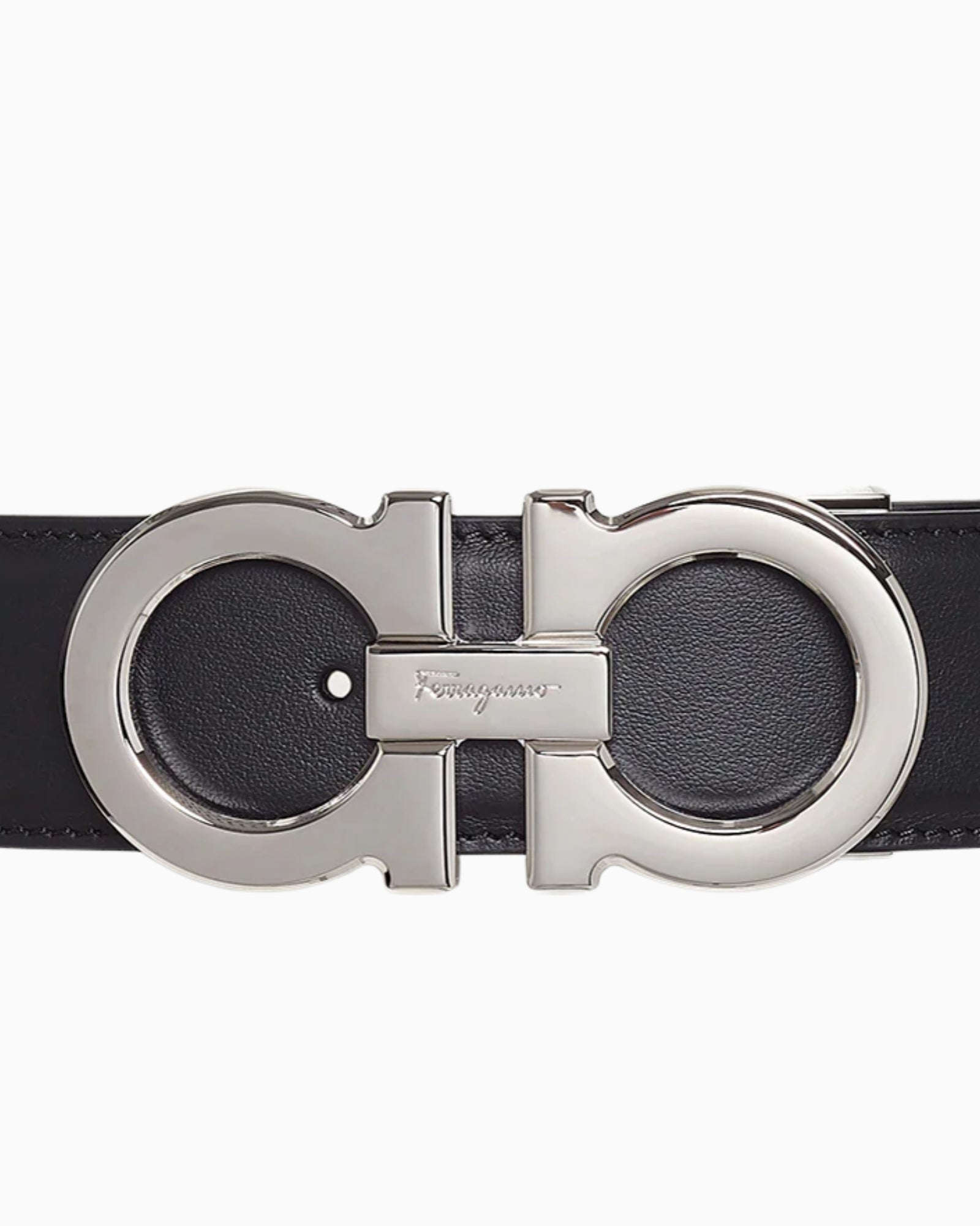 Salvatore Ferragamo Cintura 679710 686671 - SanShopLuxury - 100, 105, 110, 115, 2025, Accessori, Autunno/Inverno, Carry Over, Cintura, Continuativo, Nero, New, Primavera/Estate, Salvatore Ferragamo, Stellato, Uomo