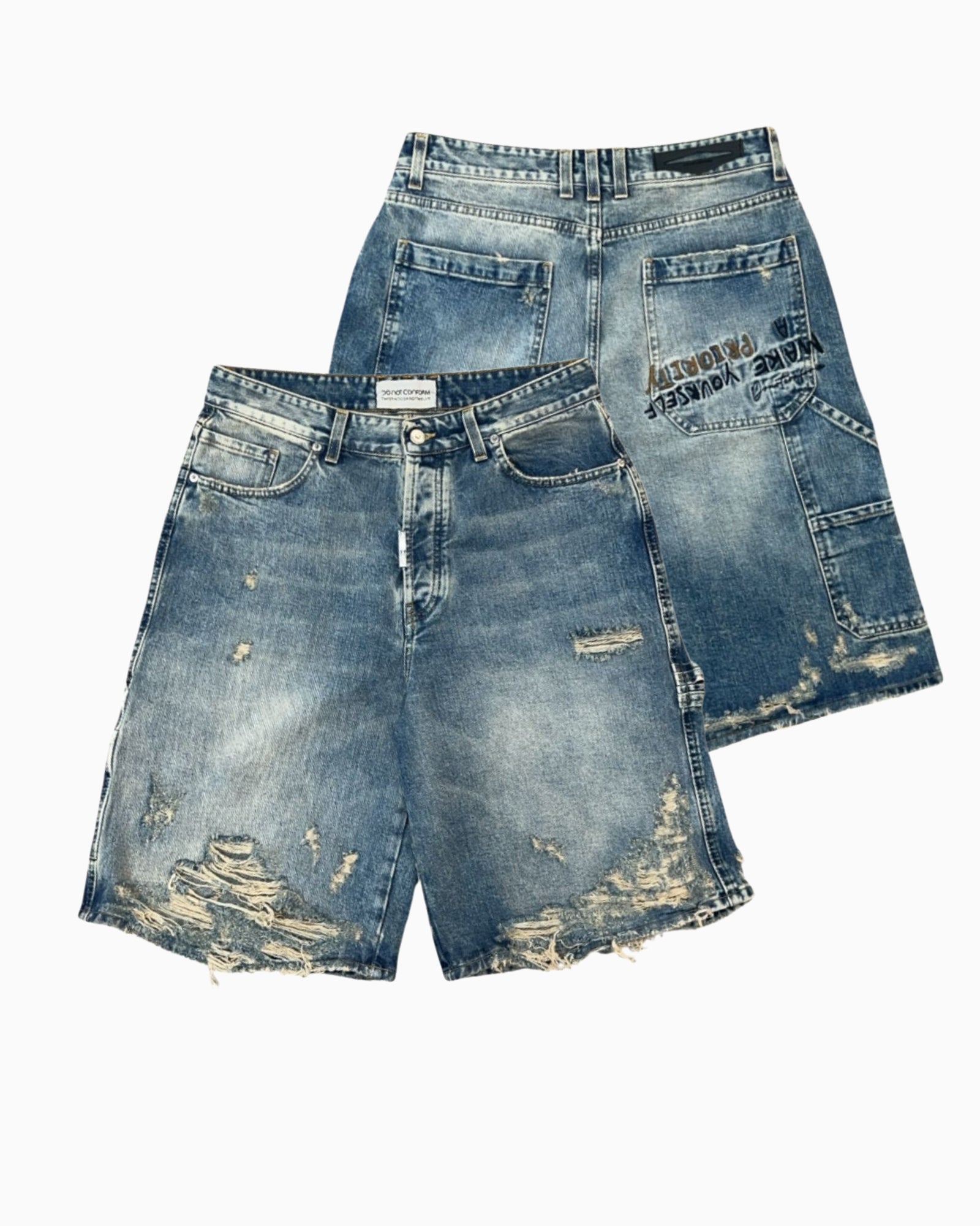 Donotconform Short SS25-SHORT1030 - SanShopLuxury - 2025, 44, 46, 48, 50, 52, 54, Abbigliamento, Blu, Donotconform, Idoneo, jeans, New, Primavera/Estate, Short, SS25, Uomo