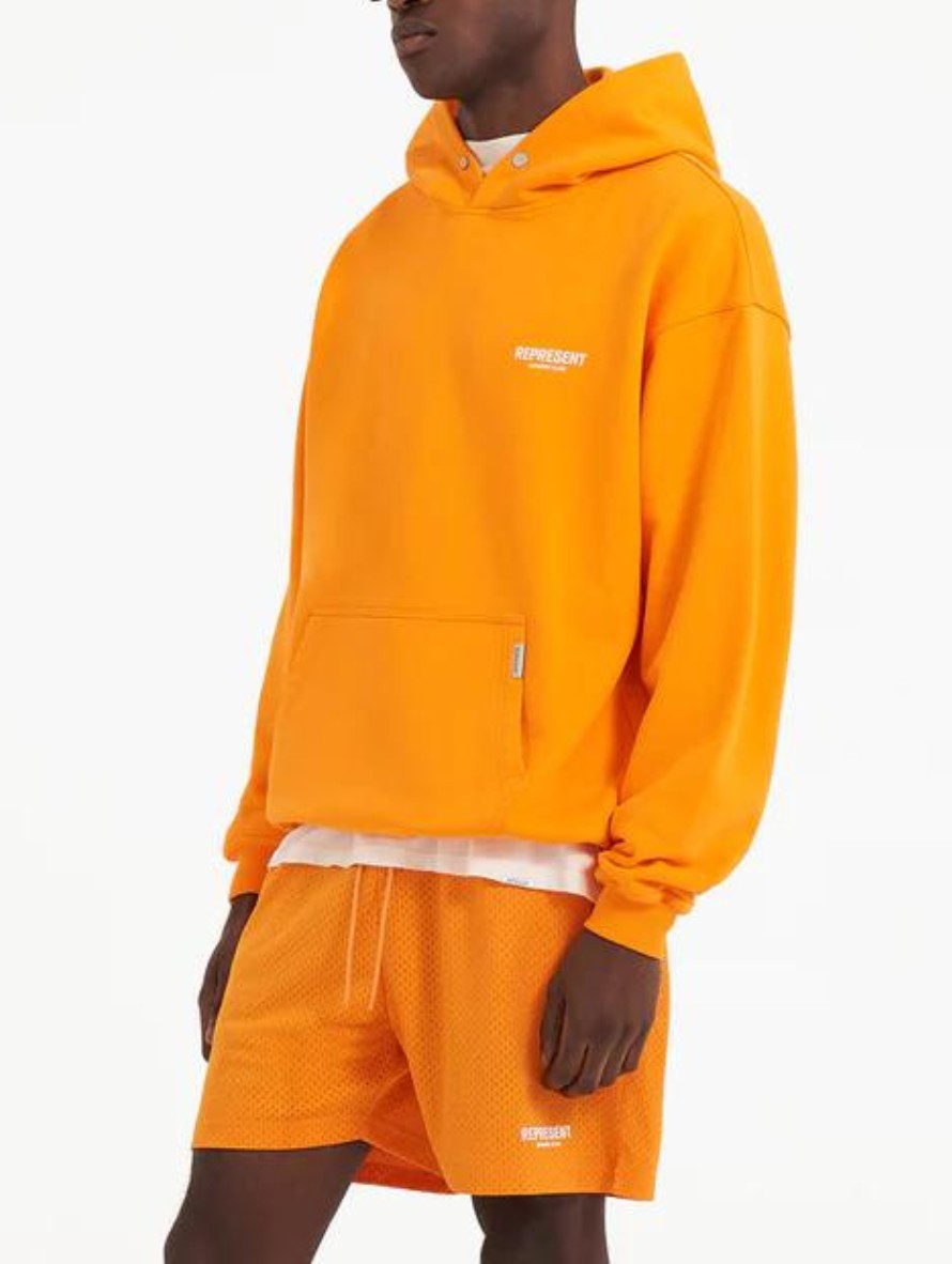 Represent Felpa M04153 - SanShopLuxury - Abbigliamento, Arancione, Autunno/Inverno, Blu, Carry Over, Continuativo, Felpa, Idoneo, L, Lilla, M, Nero, New, Primavera/Estate, Represent, S, Uomo, Verde, Viola