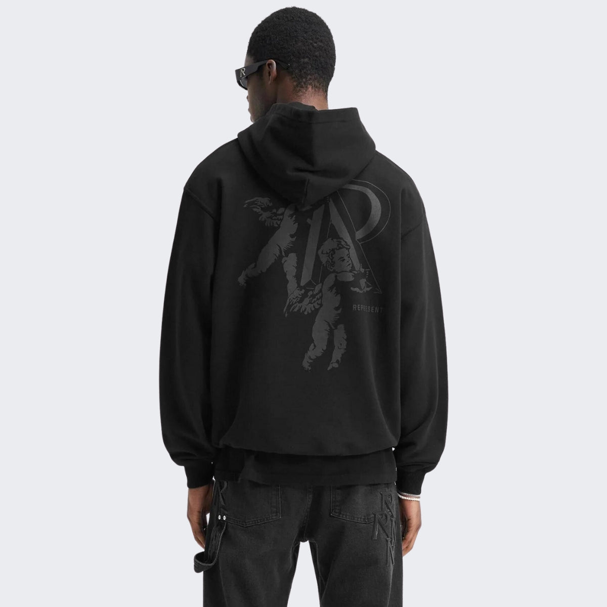 Represent Felpa MH4022 - SanShopLuxury - 2023, Abbigliamento, Autunno/Inverno, Felpa, FW23, Idoneo, L, M, Nero, Outlet, Represent, S, Uomo, XL