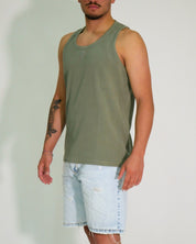 Gavensemble T-Shirt Canotta TANK1000-V - SanShopLuxury - 2024, Abbigliamento, Gavensemble, Idoneo, L, M, Outlet, Primavera/Estate, S, Salvia, SS24, T-Shirt Canotta, Uomo, Verde, XL, XXL