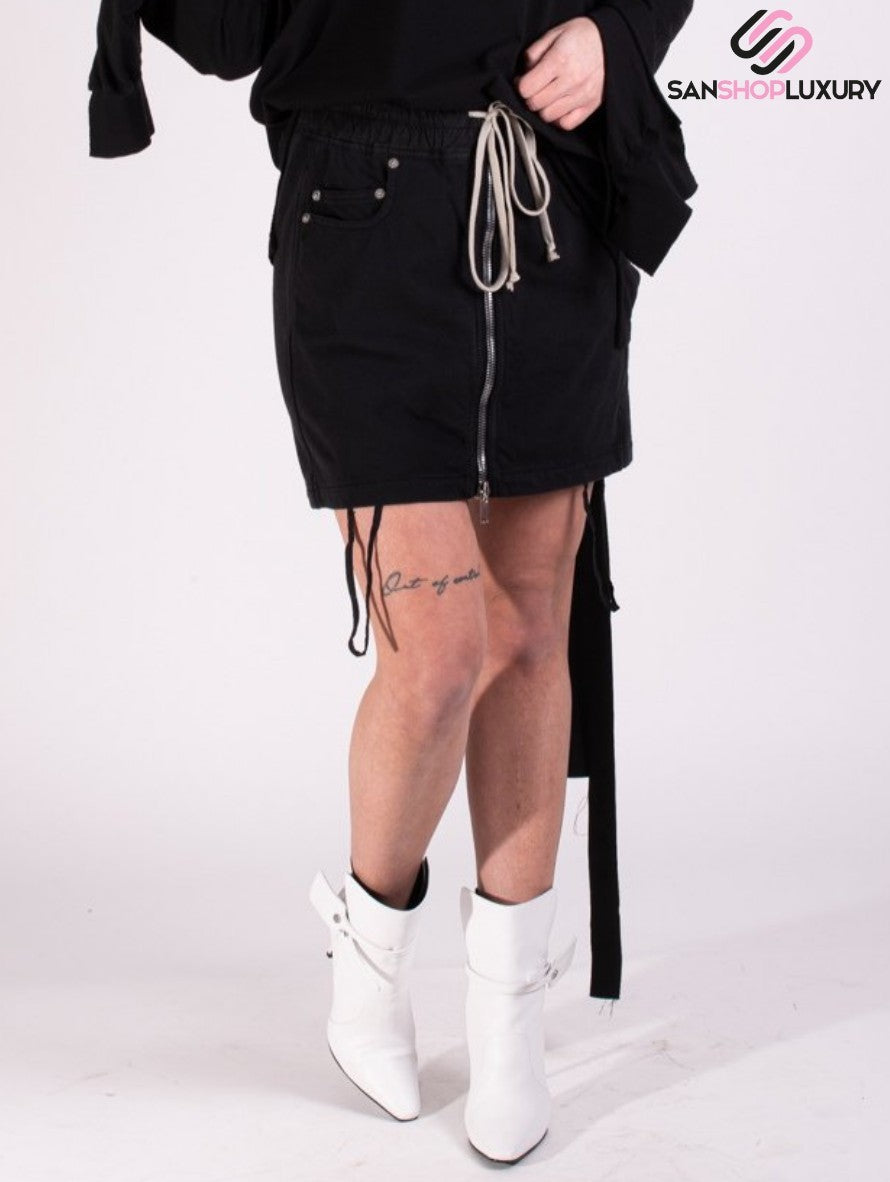 Rick Owens Drkshdw Gonna DS02A3345 RIG 09 - SanShopLuxury - -50%, 2021, Abbigliamento, Autunno/Inverno, Donna, FW21, Gonna, L, M, Nero, Outlet, Rick Owens Drkshdw, S, Ultimo