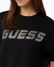 Guess Felpa V4BQ15 K7UW2 JBLK - SanShopLuxury - 2025, Abbigliamento, Autunno/Inverno, Donna, Felpa, FW25, Guess, Idoneo, L, M, Nero, New, S, XS