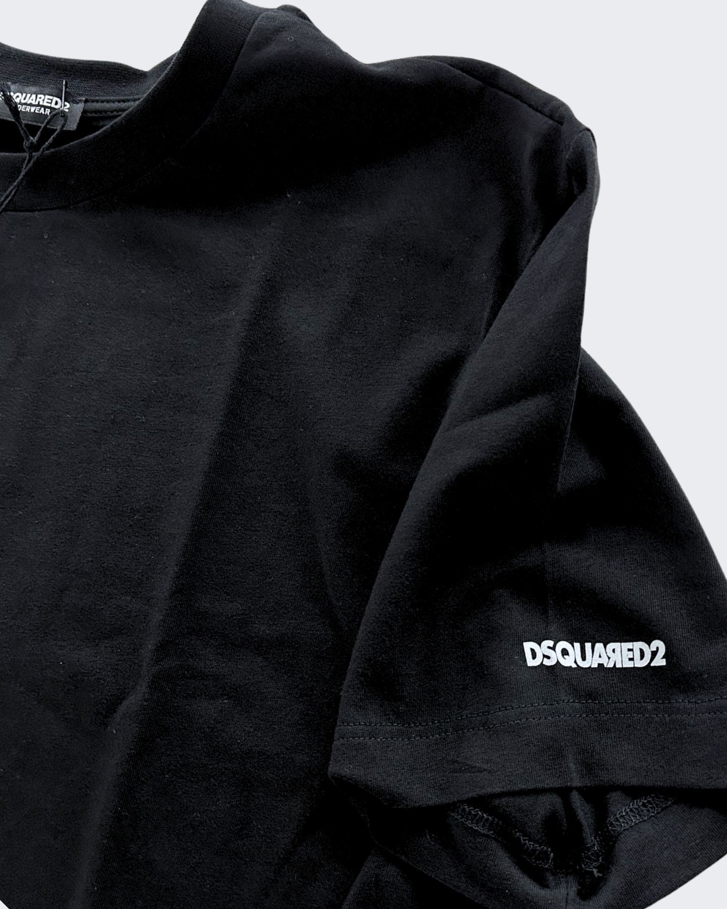 Dsquared2 T-Shirt D9X415190 - SanShopLuxury - 2024, Abbigliamento, Beachwear, Dsquared2, Idoneo, L, M, Nero, Outlet, Primavera/Estate, S, SS24, T-Shirt, Uomo, XL, XXL