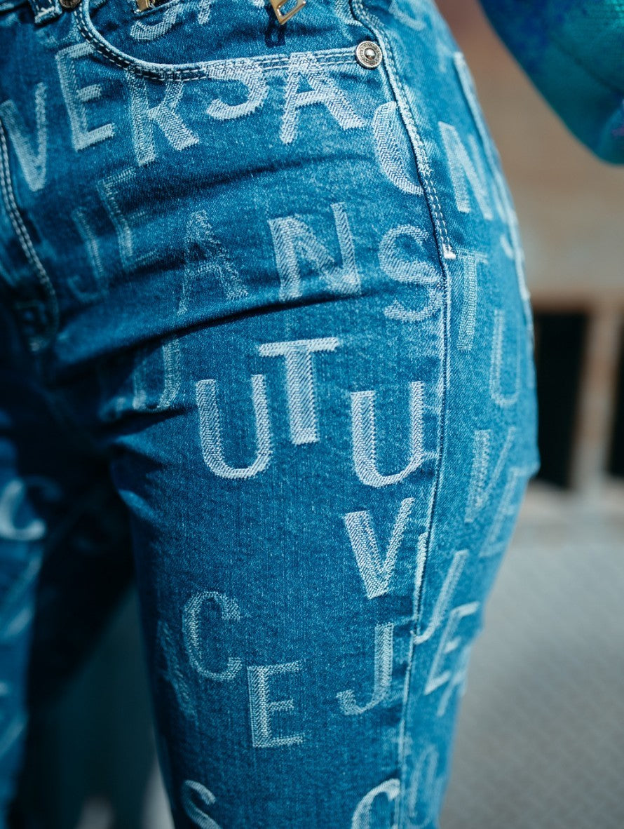 Versace Jeans Couture Jeans 72HAB5X0 - SanShopLuxury - 2022, 41, 42, Abbigliamento, Blu, Donna, Jeans, Outlet, Primavera/Estate, SS22, Versace Jeans Couture