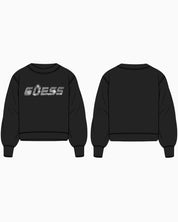 Guess Felpa V4BQ15 K7UW2 JBLK - SanShopLuxury - 2025, Abbigliamento, Autunno/Inverno, Donna, Felpa, FW25, Guess, Idoneo, L, M, Nero, New, S, XS