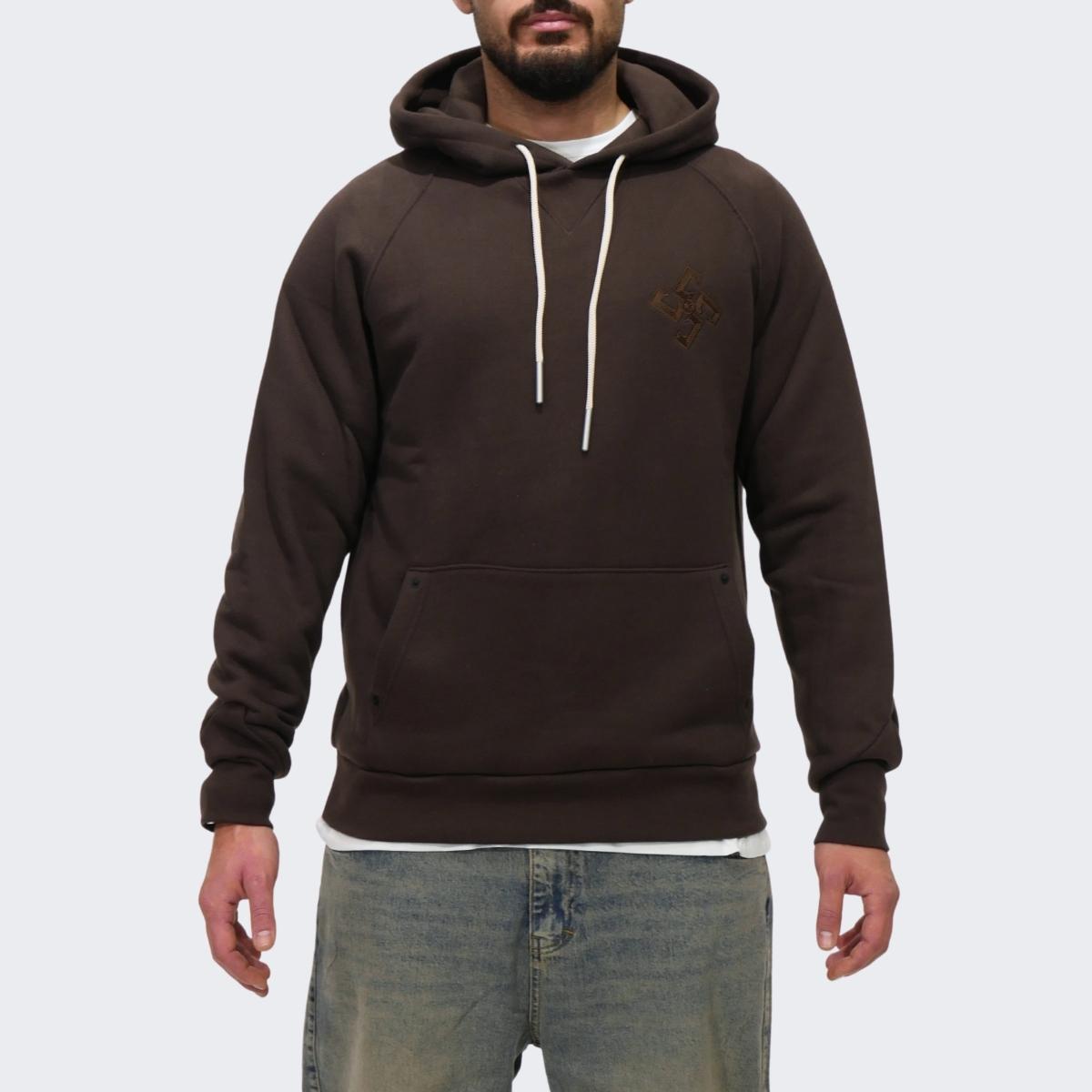 Chiodi Milano Felpa 0213 - SanShopLuxury - 2023, Abbigliamento, Autunno/Inverno, Bianco, Chiodi Milano, Con Cappuccio, Cotone, Felpa, Felpe, FW23, Gesso, Idoneo, L, M, Marrone, Nero, Outlet, S, Uomo, XL, XXL, XXXL