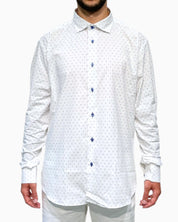 Sartoria Italiana Camicia 002-ROMA-12 - SanShopLuxury - 2019, 43, Abbigliamento, Autunno/Inverno, Bianco, Camicia, Carry Over, Continuativo, Idoneo, New, Primavera/Estate, Sartoria Italiana, Ultimo, Uomo