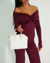 District Margherita Mazzei Tuta Intera ED88 0907 - SanShopLuxury - 2024, Abbigliamento, Autunno/Inverno, Bordeaux, District Margherita Mazzei, Donna, FW24, Idoneo, L, M, Outlet, Rosso, S, Tuta Intera, XL, XS