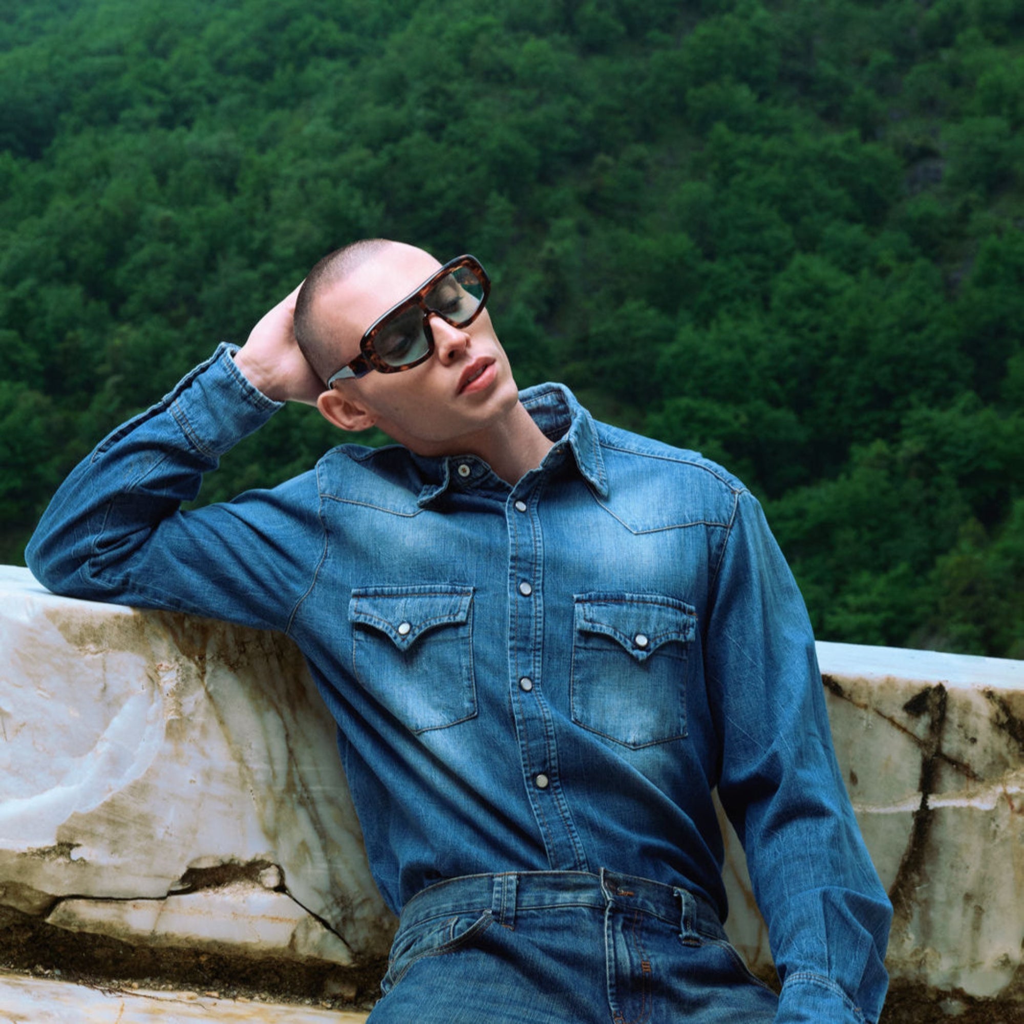 Sunglasses Occhiali VIENNA-C04-HAVANA BLU