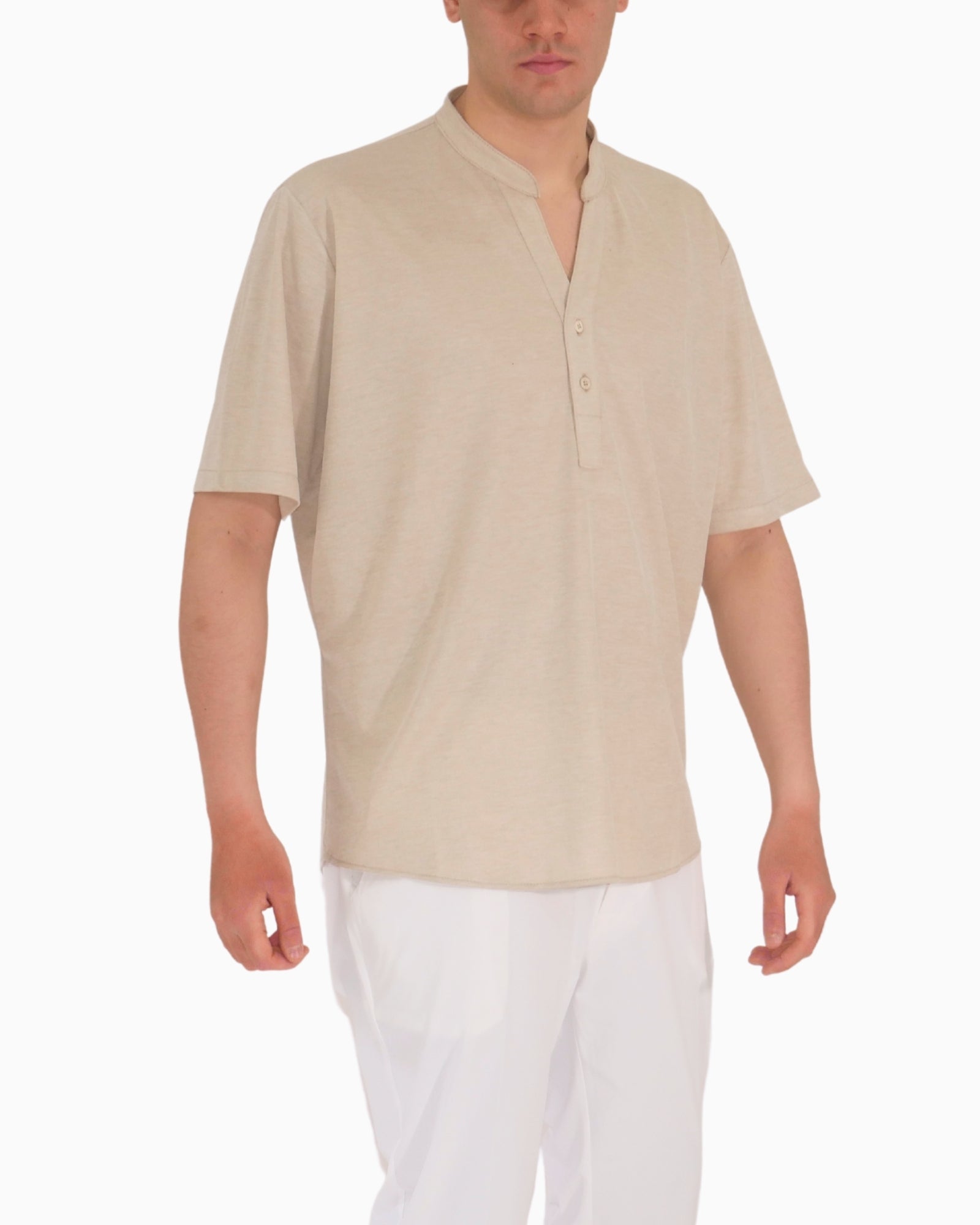Brian Rush T-Shirt Polo FD360-CAM275-BEIGE