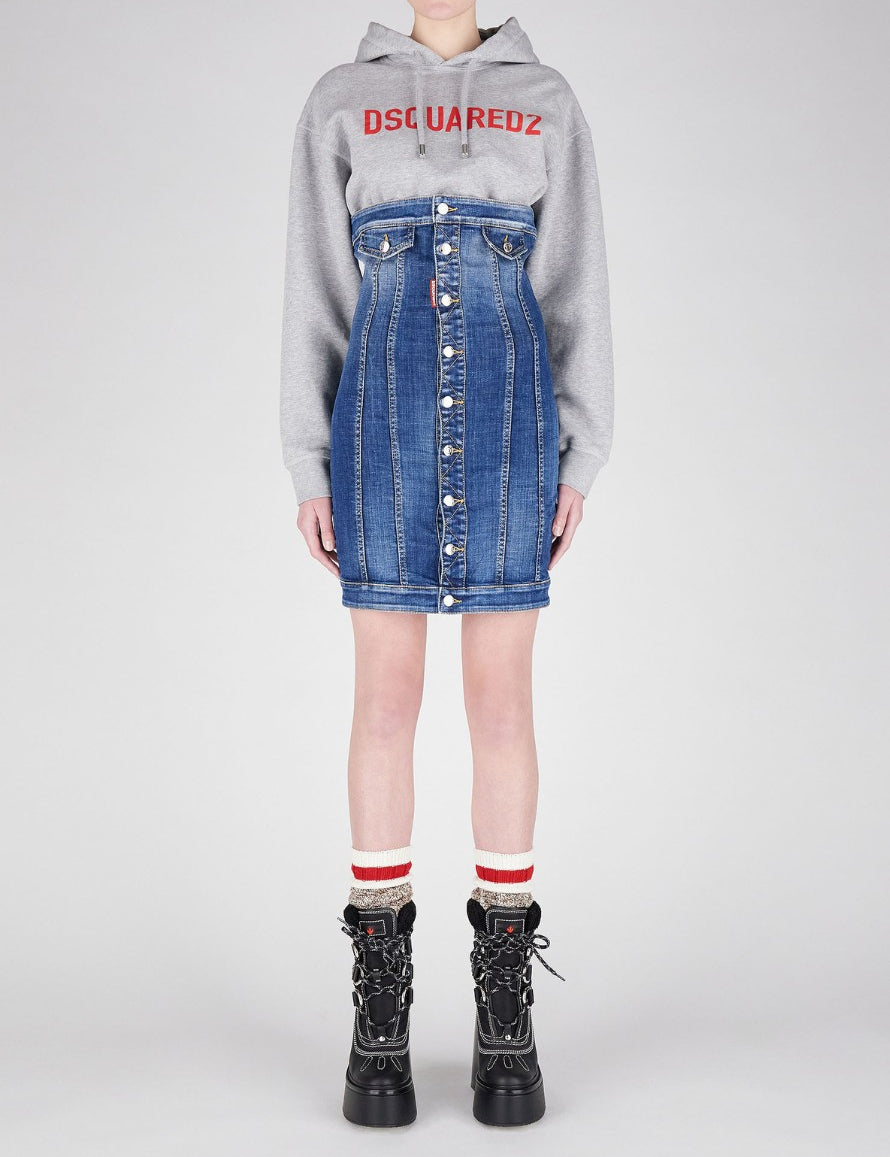 Inverno, Blu, Donna, Dsquared2, FW22, Idoneo, Outlet, Ultimo