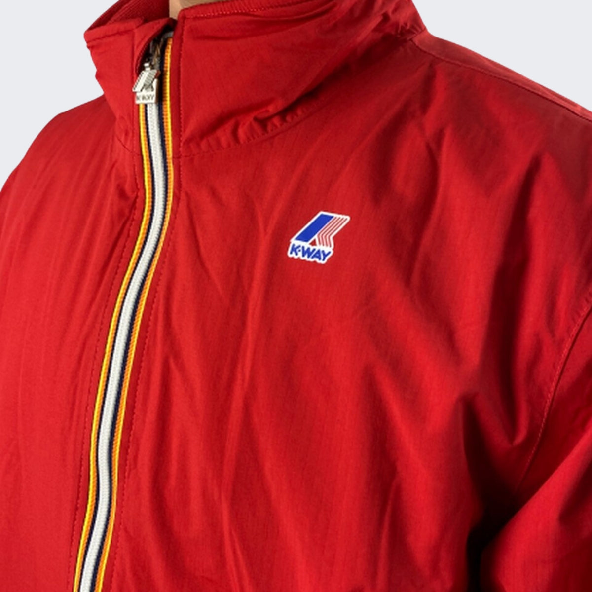 K-Way Giubbino K0063H0 - SanShopLuxury - -50%, 2018, Abbigliamento, Autunno/Inverno, Beige, Blu, FW18, Giubbino, K-Way, L, M, Nero, Outlet, Rosso, S, Uomo, Verde, XL, XXL