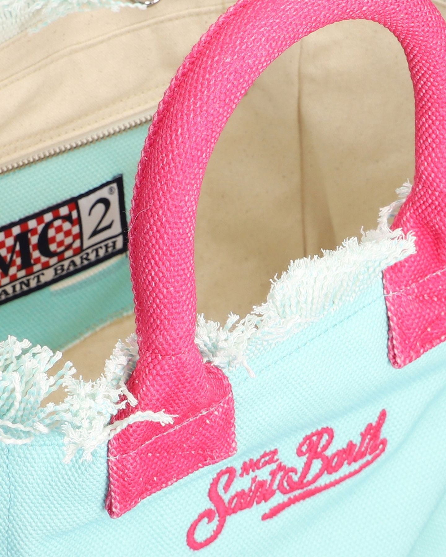 Mc2 Saint Barth Borsa a Mano COL0001-01155F - SanShopLuxury - Azzurro, Beachwear, Borsa a Mano, Borsa da spiaggia, Carry Over, Donna, Mc2 Saint Barth, New, Primavera/Estate, Stellato, Unica, Valigeria