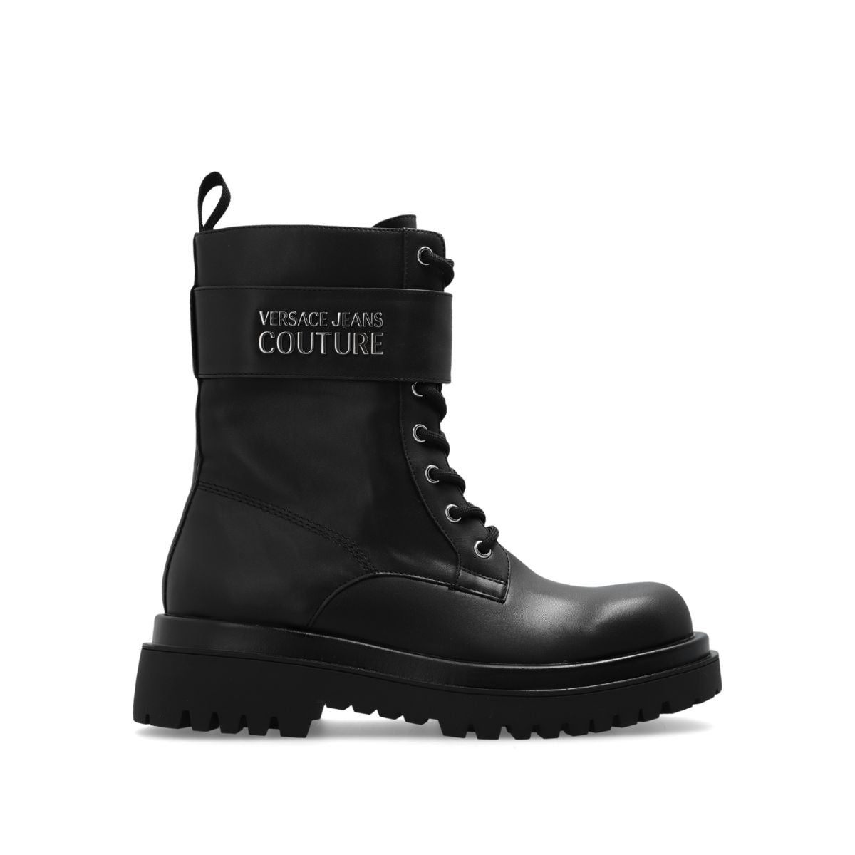 Inverno, Calzature, Donna, FW23, Idoneo, Nero, Outlet, Stringate, Versace Jeans Couture