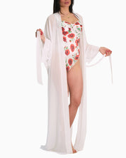 District Margherita Mazzei Copricostume 5WU73 0406 - SanShopLuxury - 2025, Abbigliamento, Beachwear, Bianco, Copricostume, District Margherita Mazzei, Donna, Idoneo, Kimono Lungo, New, Primavera/Estate, SS25, Ultimo, Unica