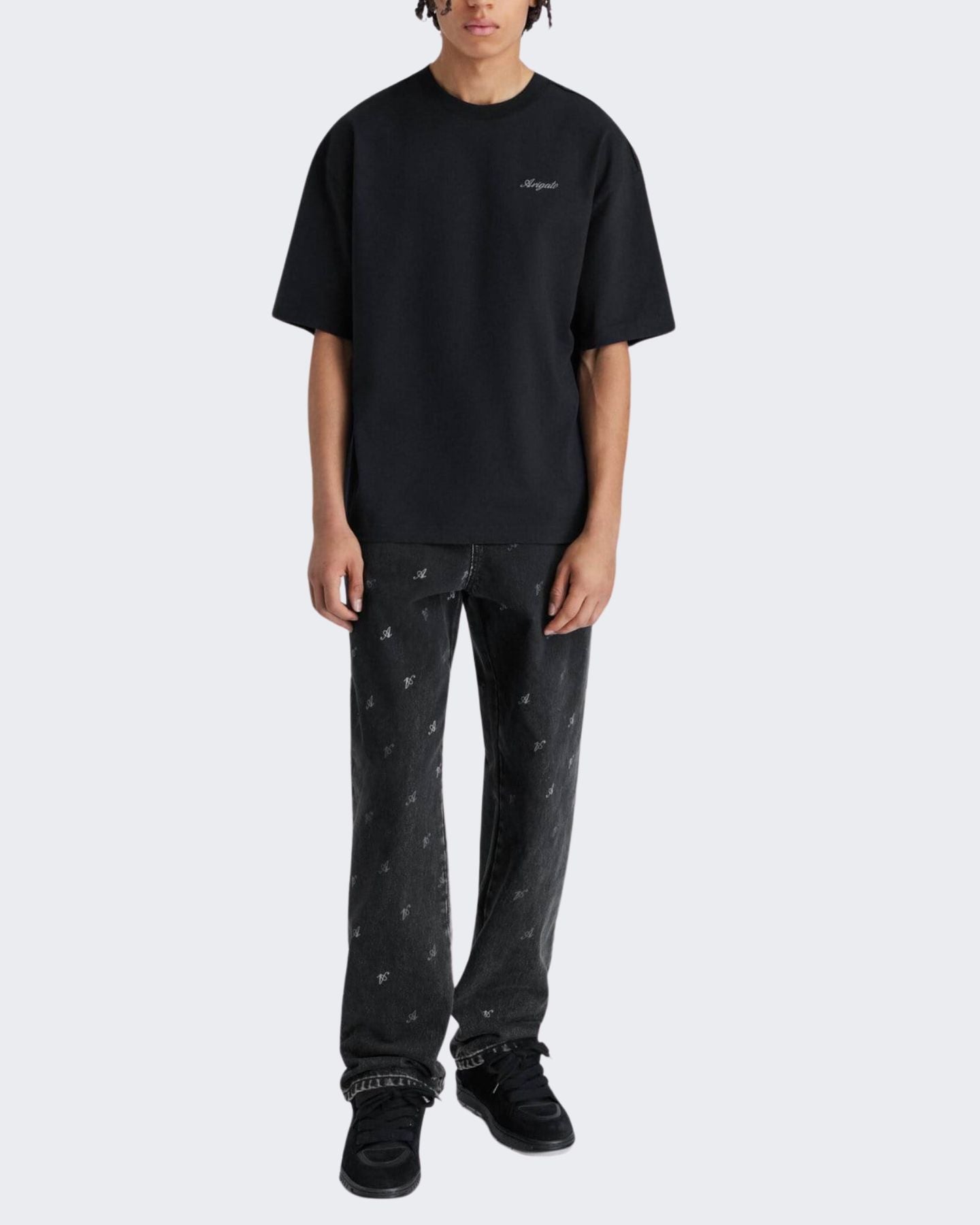 Axel Arigato T-Shirt A1460005 - SanShopLuxury - Abbigliamento, Autunno/Inverno, Axel Arigato, Carry Over, Continuativo, Idoneo, L, M, Nero, New, Primavera/Estate, S, T-Shirt, Uomo, XL