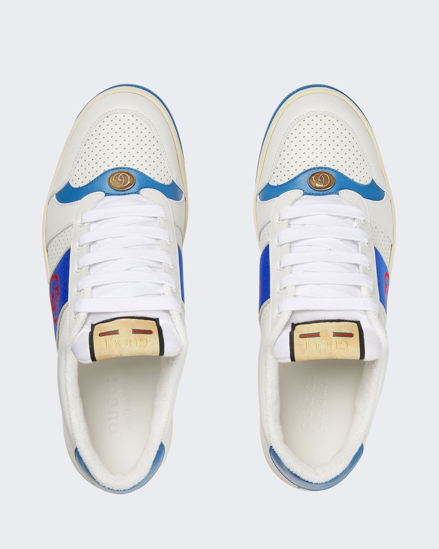 Gucci Sneakers 765054AACV89055 - SanShopLuxury - 2024, 41.5, Bianco-Blu, Calzature, Gucci, Outlet, Primavera/Estate, Sneakers, SS24, Stellato, Ultimo, Uomo