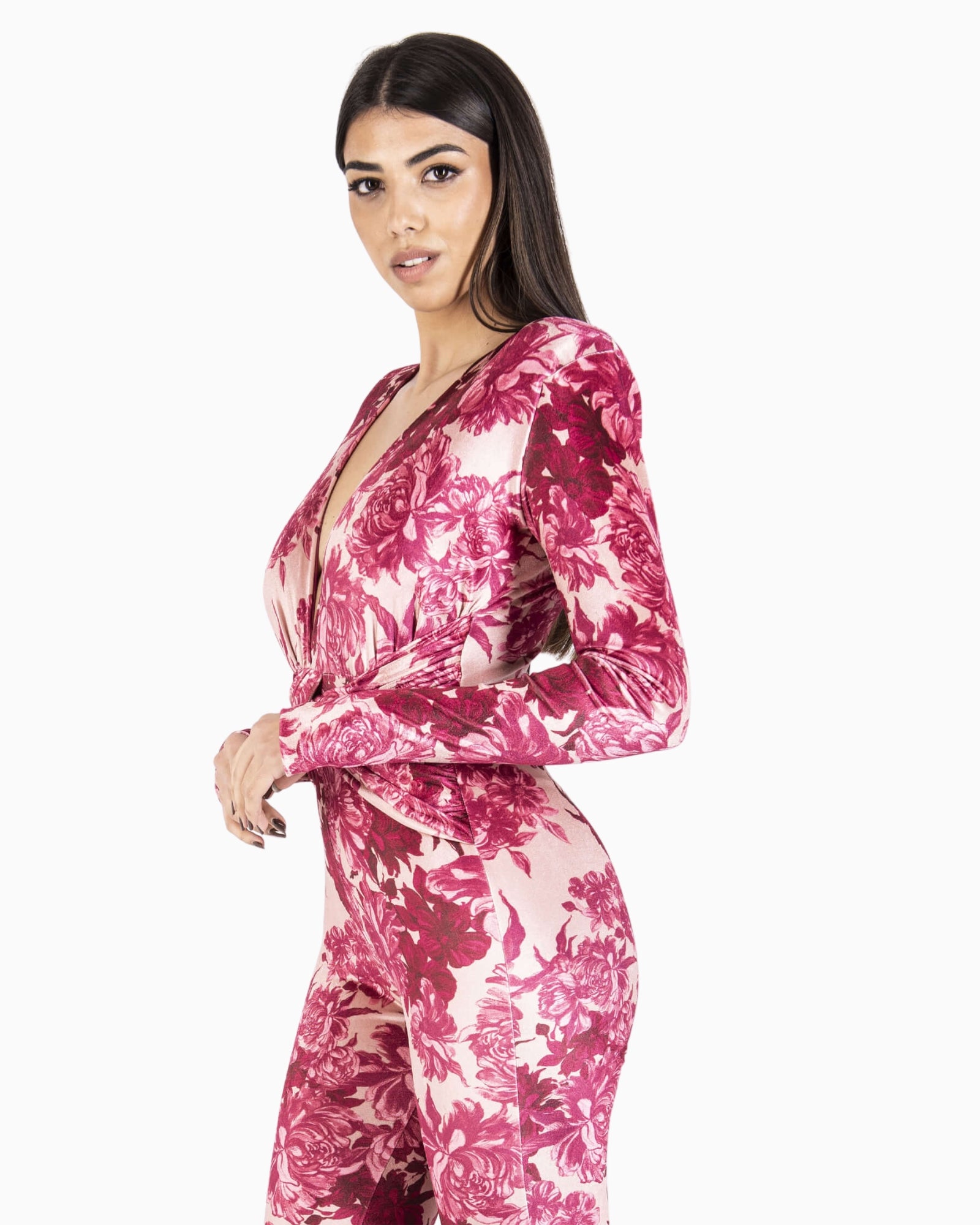 Inverno, Bordeaux, District Margherita Mazzei, Donna, FW25, Idoneo, New, Tuta Intera