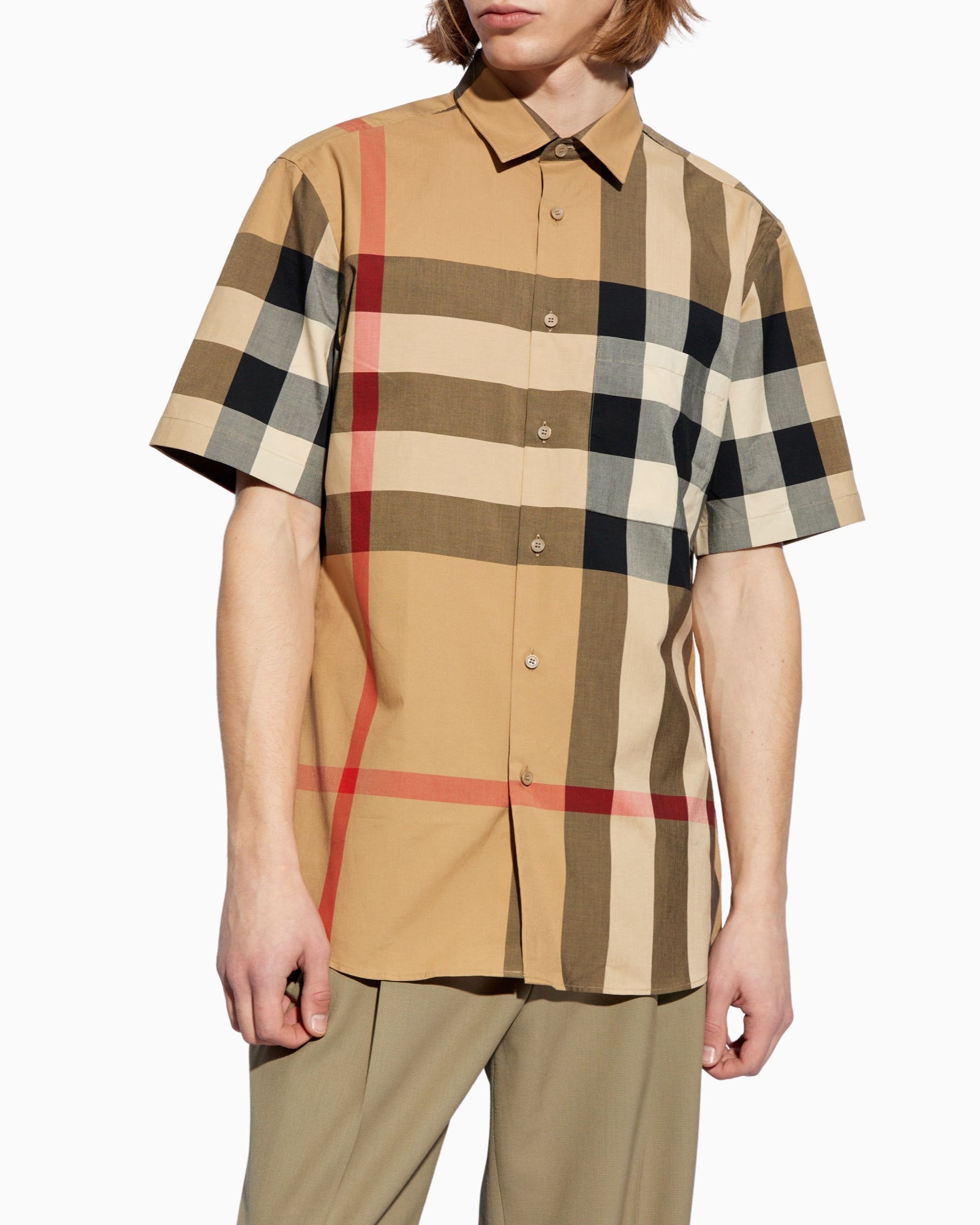 Burberry Camicia 8079591-A7028 - SanShopLuxury - 2025, Abbigliamento, Autunno/Inverno, Beige, Burberry, Camicia, Carry Over, Continuativo, M, New, Primavera/Estate, S, Stellato, Uomo, XS